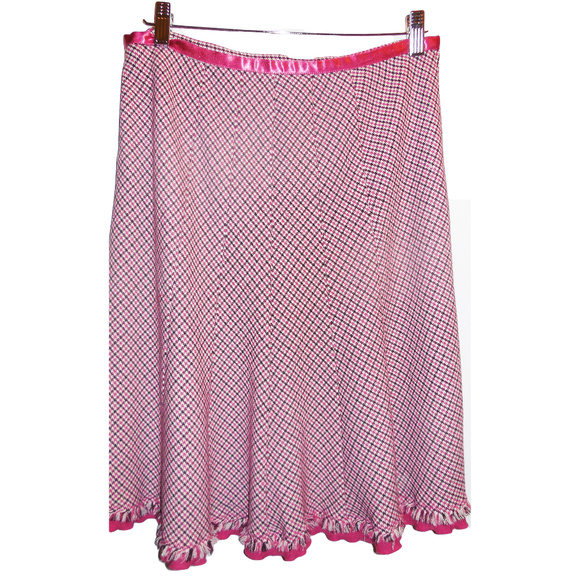 Suit Annex 8P NEW Pink Jacket Blazer Skirt Tweed - Picture 6 of 8